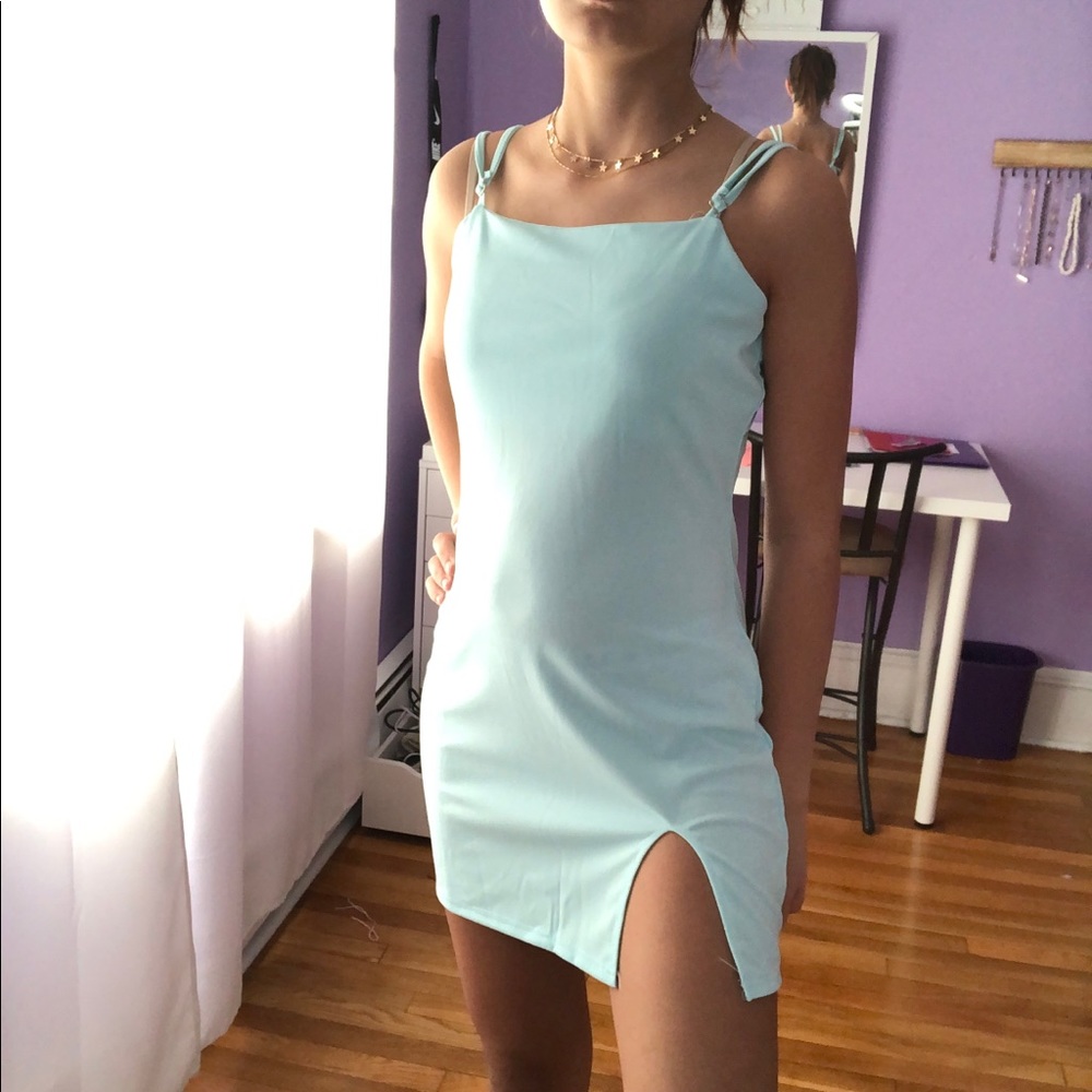Light Blue Mini Dress